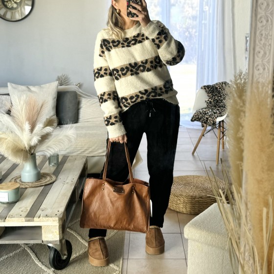 PULL LÉONIE BEIGE