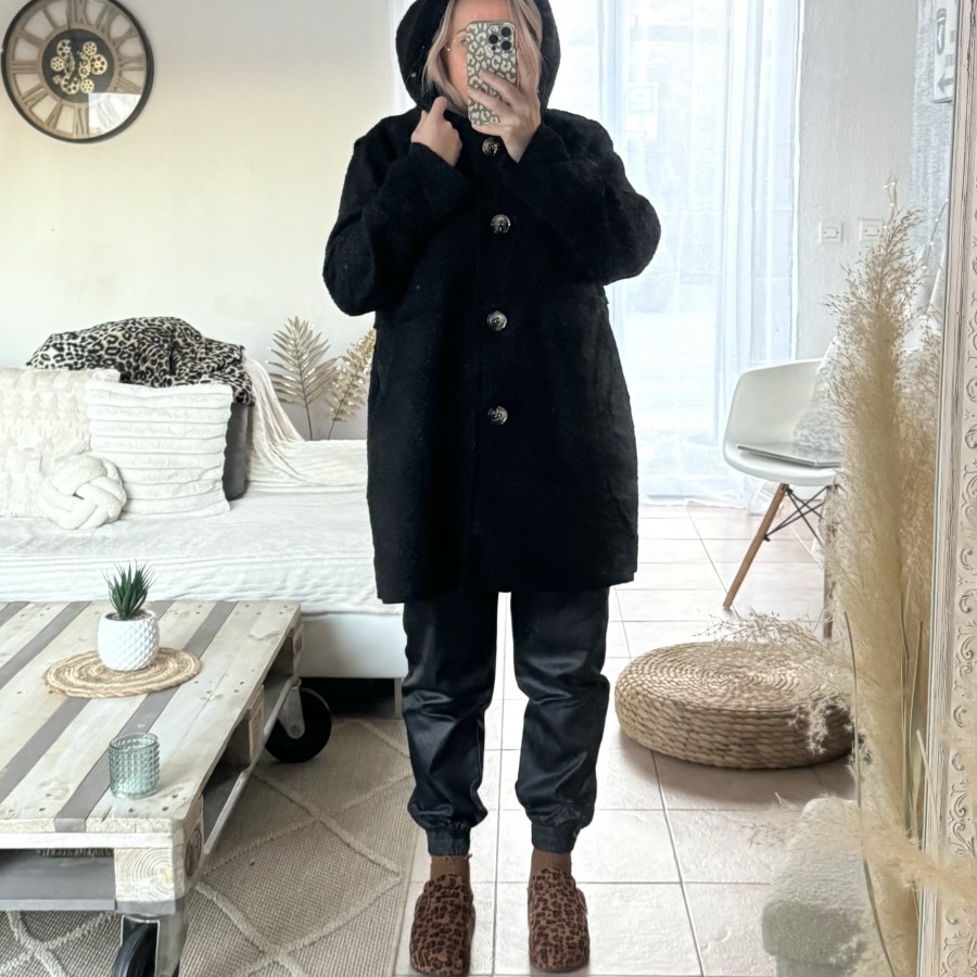 MANTEAU NOIR MARIE