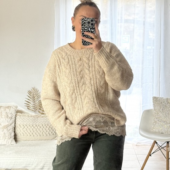 PULL LUCIE BEIGE