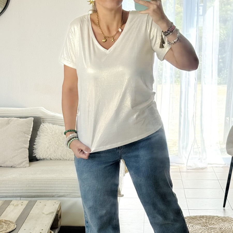 teeshirt doré