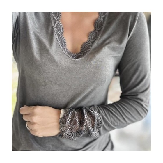sous pull dentelle