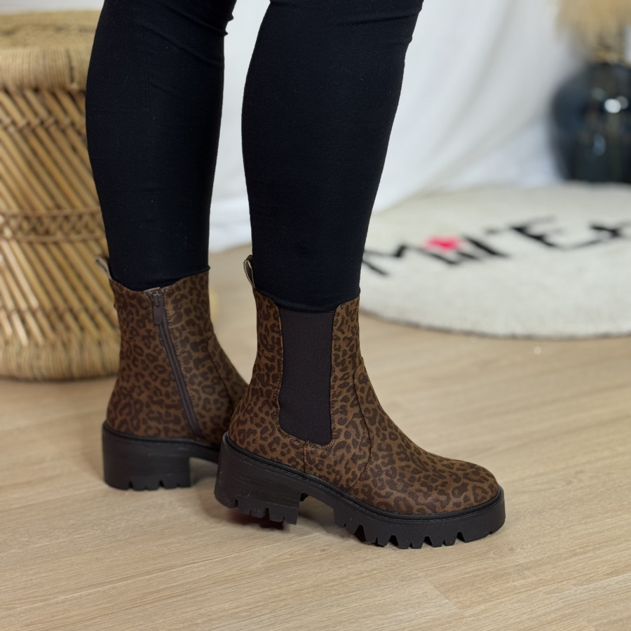 Bottines léopard Findlay