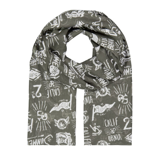 FOULARD CHECHE VON DUTCH KAKI 90X120
