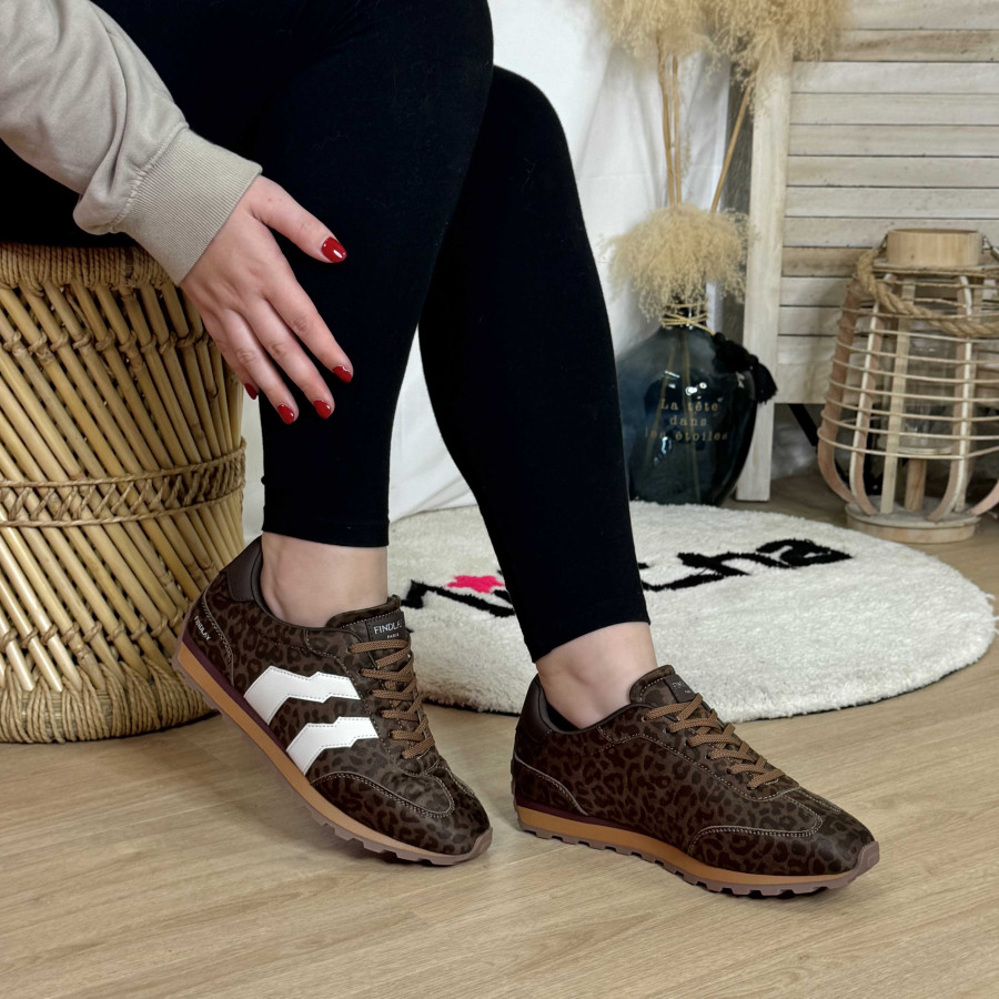 BASKETS LÉOPARD FINDLAY