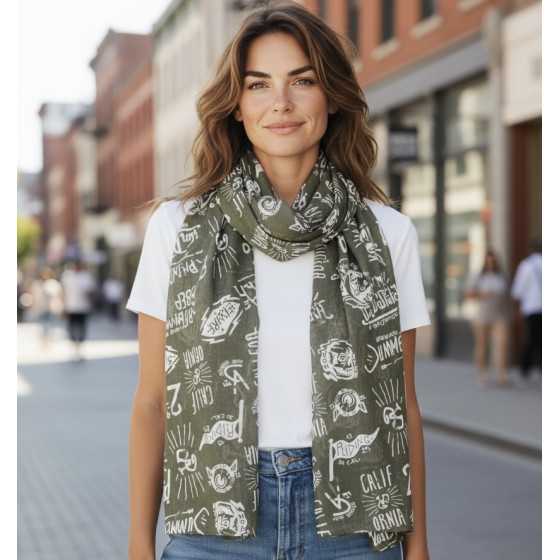 echarpe von dutch kaki mixte