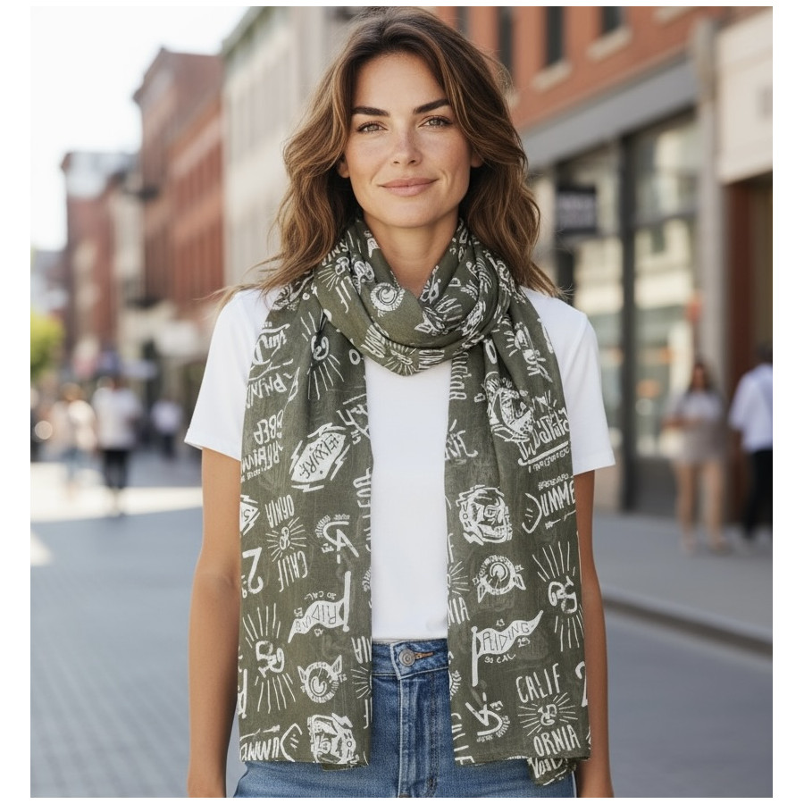 echarpe von dutch kaki mixte