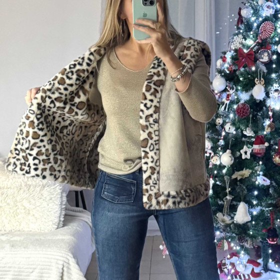 VESTE SANS MANCHES FOURRURE...