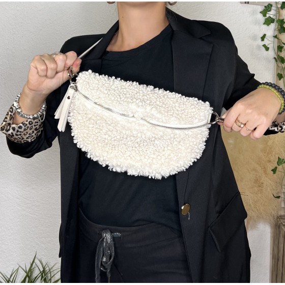 SAC BANANE MOUMOUTE ÉCRU